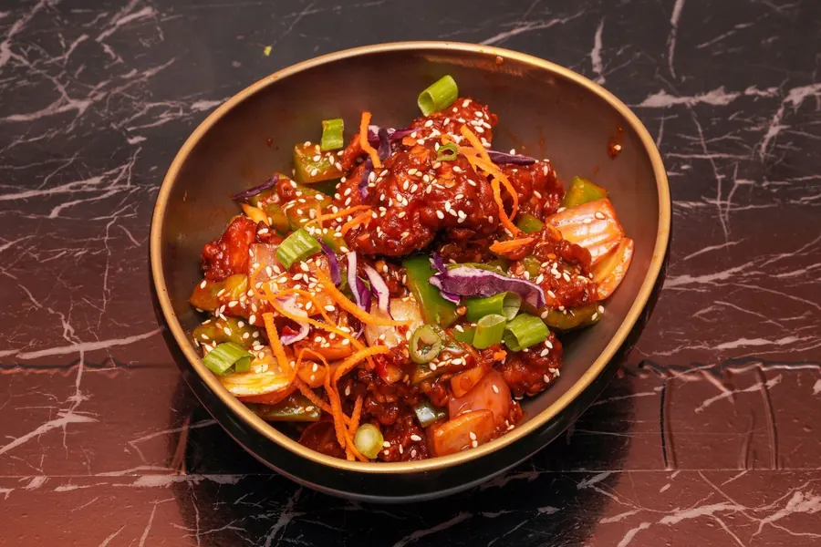 N.Veg Sizzler · Chowmein/Rice + Chilly Chicken